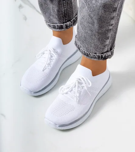 Białe sneakersy sportowe Michaela 37 na Arena.pl
