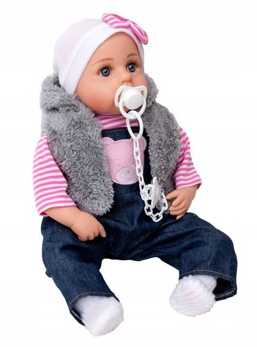 Wózek z lalką Doris SPACRÓWKA DLA LALEK + Duża INTERAKTYWNA LALKA BOBAS na Arena.pl