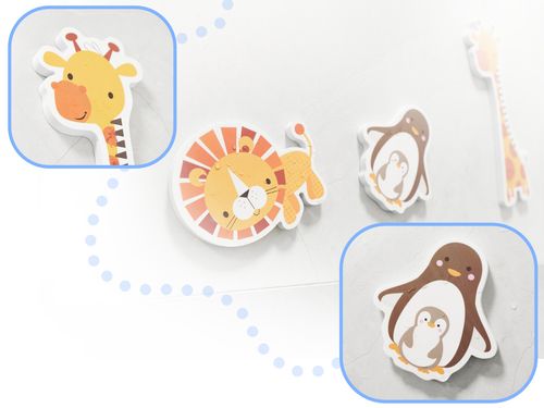 DLA DZIECI ZABAWKA DO KĄPIELI  PIANKOWE ZWIERZĄTKA na Arena.pl