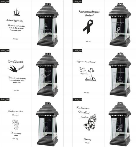 ZNICZ KAPLICZKA LAMPION z grawerem dla CHRZESTNEJ na Arena.pl