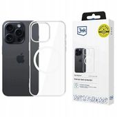 Etui 3MK Clear MagCase iPhone 16 Pro 6.3" przezroczysty/clear