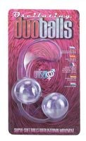 marbilized duo balls   pink