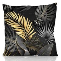 Poszewka Welurowa 45X45 Gałązka Palmowa 21122