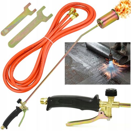 PALNIK DO PAPY PROPAN BUTAN DEKARSKI DŁUGA RĄCZKA 85CM DŁUGI WĄŻ 5 M na Arena.pl