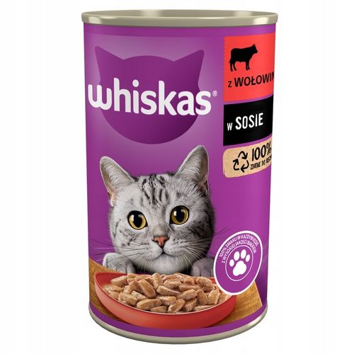 Whiskas Mix Smaków Mokra Karma Dla Kota Adult 24x400g Puszki Whiskas 9,6kg na Arena.pl
