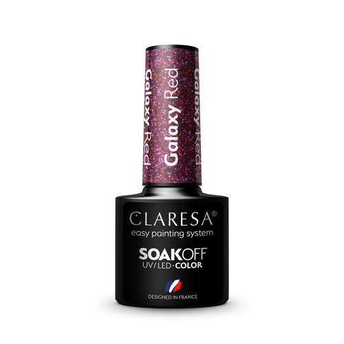 CLARESA Lakier hybrydowy Galaxy Red 5g na Arena.pl