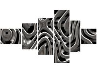 100CM 180CM OBRAZ 6 ELEM ŻYWA ABSTRAKCJA ŚCIENNY