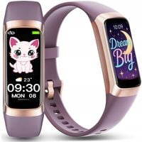Zegarek dziecięcy SMARTWATCH AMOLED SMARTBAND FIT SMS KROKI PULS TERMOMETR