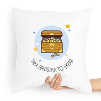 Prezent Poduszka Dla Baristy To Skarb Z Nadrukiem Ze Zdjęciem