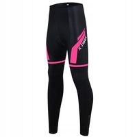 LEGGINSY ROWEROWE KOLARSKIE DAMSKIE JESIEŃ ZIMA OCIEPLANE WKŁADKA ŻELOWA