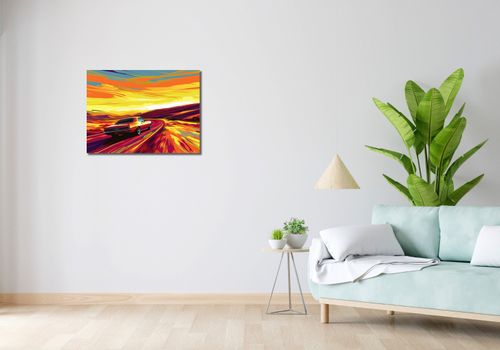 Obraz 70x50cm Pędź Przed Siebie na Arena.pl