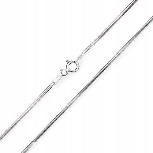 Łańcuszek srebrny damski Splot ŻMIJKA LINKA Srebro pr. 925 | 70 cm x 1.5 mm na Arena.pl