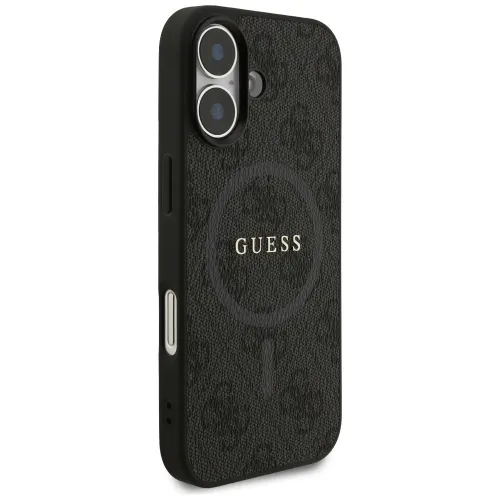 etui guess 4g ring classic logo magsafe  do iphone 17 - czarne na Arena.pl