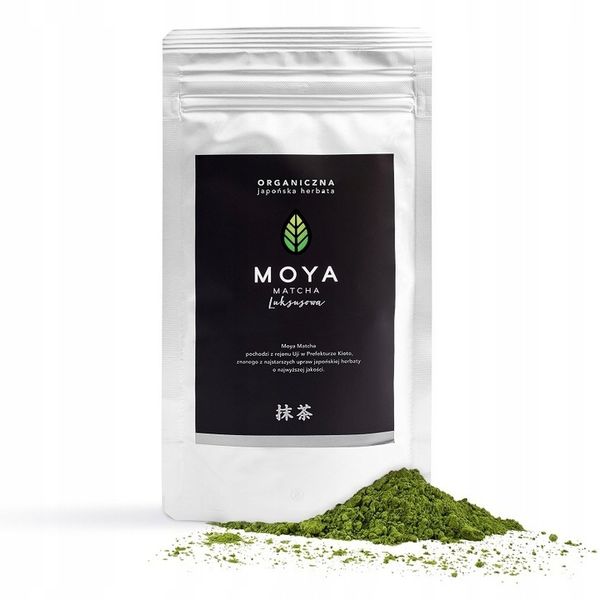 Moya Matcha Luksusowa ceremonialna japońska zielona herbata BIO 100g zdjęcie 1