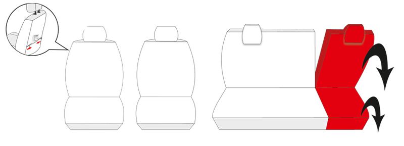 Kia Picanto I 2004-2010 Pokrowce dopasowane na miarę zdjęcie 6