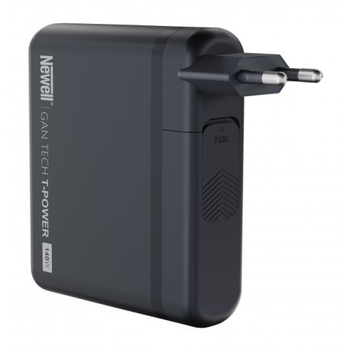 Ładowarka sieciowa z zestawem adapterów Newell GaN Tech T-power 140 W na Arena.pl