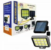 LAMPA SOLARNA OGRODOWA ZEWNĘTRZNA Z CZUJNIKIEM RUCHU ZMIERZCHU 288 LED COB