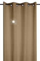 Zasłona gotowa PORTLAND 140x260 camel 100% zaciemniająca blackout GLAMOUR