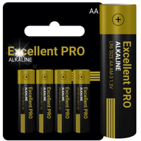 4× MOCNA BATERIA AA ALKALICZNA EXCELLENT PRO MAŁE PALUSZKI R6 ZESTAW