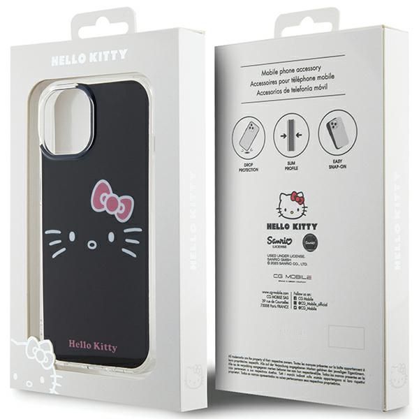 Etui Hello Kitty do iPhone 15, iPhone 14, iPhone 13, Czarny zdjęcie 8