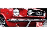 100X40CM RED MUSTANG Y OBRAZ DREWNO