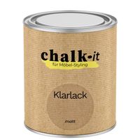 Lakier matowy Chalk-it bezbarwny do mebli blatów 0,75L
