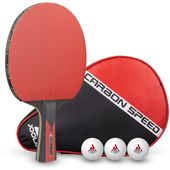 rakietka do tenisa stołowego joola carbon speed + pokrowiec i piłeczki