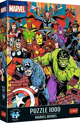 Puzzle 1000 elementów. Premium Plus. Marvel Heroes zdjęcie 1