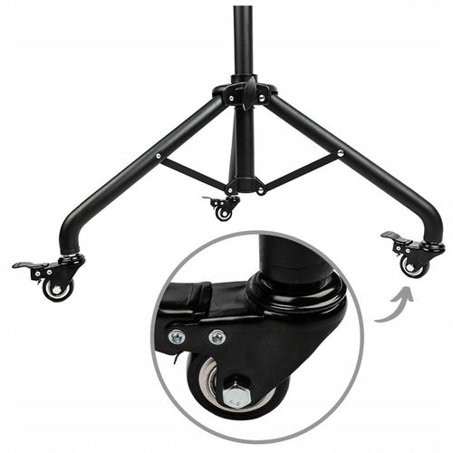 STATYW STOJAK UCHWYT PODSTAWKA do PROJEKTORA LAPTOPA REGULOWANY NA KÓŁKACH na Arena.pl