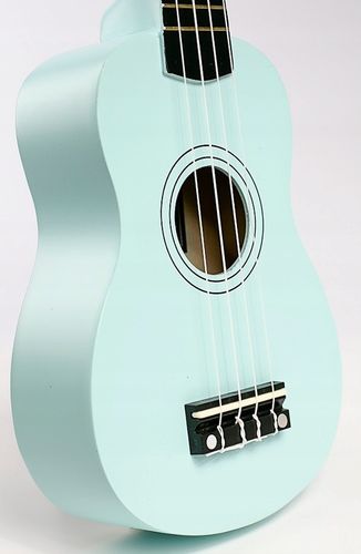 UKULELE SOPRANOWE +TUNER+TABELA+POKROWIEC NIEBIESKIE na Arena.pl