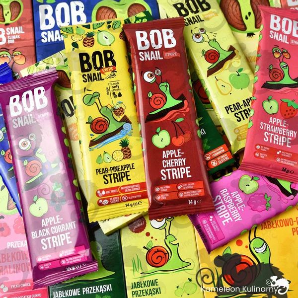 ŚLIMAK BOB SNAIL PRZEKĄSKA bez cukru glutenu 30G MIX SMAKÓW x 8szt 0,24KG zdjęcie 6