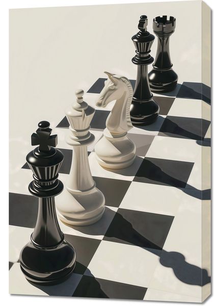 Obraz 60x90cm Szach i Mat zdjęcie 1