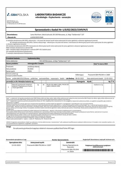 ASZWAGANDA + mocne dodatki - aż 60 kapsułek zdjęcie 5