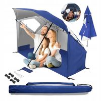 PARAWAN NAMIOT PLAŻOWY DUŻY PARASOL OGRODOWY NA PLAŻĘ DO OGRODU XXL 3W1