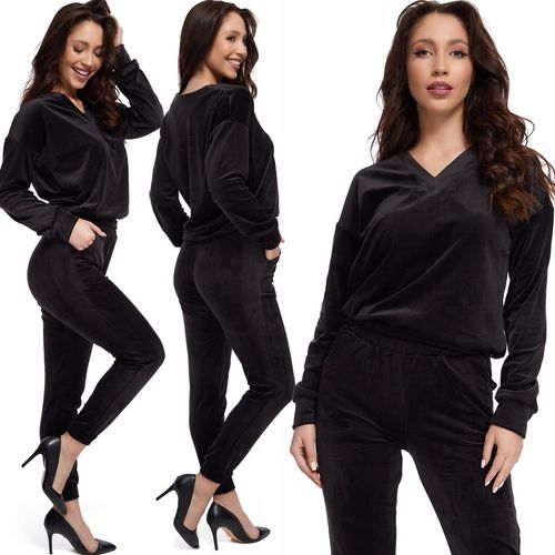 248_ M/38 _WELUROWY DRES BLUZA_SPODNIE na Arena.pl