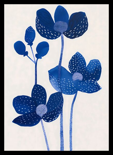 Plakat 25x35cm Nocne Kwiaty zdjęcie 2