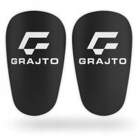 OCHRANIACZE PIŁKARSKIE MINI MAŁE PRZYLEGAJĄCE LEKKIE 10x6 czarne