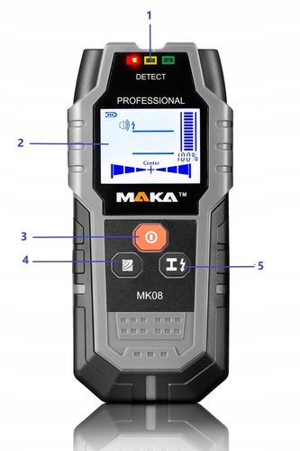 WYKRYWACZ PRZEWODÓW KABLI DETEKTOR METALI RUR W ŚCIANIE DREWNA METALU na Arena.pl