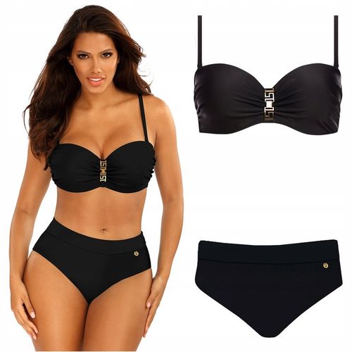 Strój kąpielowy dwuczęściowy wysoki stan SELF 730 CH4 Gold 42C XL 80C na Arena.pl