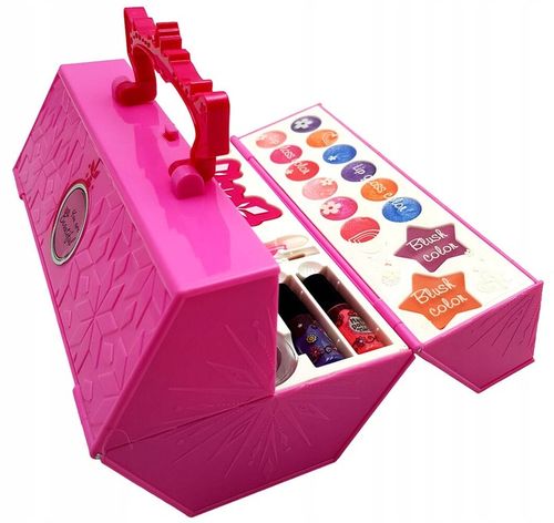 KUFEREK KOSMETYKÓW ZESTAW DO MAKIJAŻU I PAZNOKCI na Arena.pl