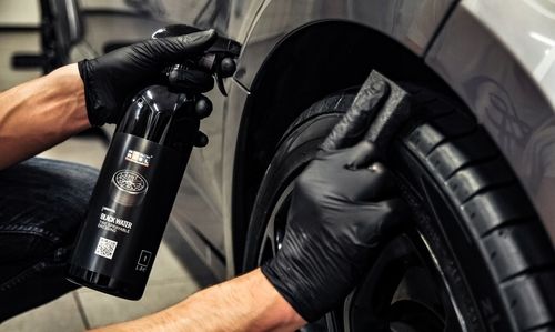 ADBL BLACK WATER 500 ML CZERNIDŁO DRESSING APLIKATOR DO OPON GUMY SPRAY na Arena.pl