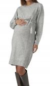 MAMALICIOUS NEWANNE L/S NOOS - Jumper dress - light grey melange L