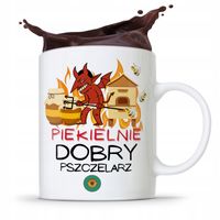 Kubek Prezent Dla Pszczelarza Piekielnie Dobry Z Nadrukiem Ze Zdjęciem
