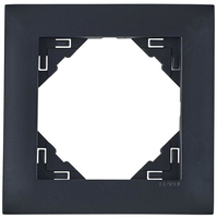 Efapel Aquarella ramka 1-krotna czarny 90910 KPM