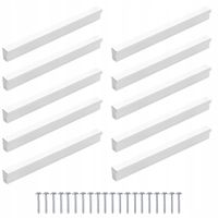 10szt Uchwyt meblowy P128 Chrom połysk 128mm + wkręty