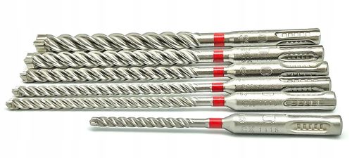 Zestaw wierteł SDS Plus Hilti do betonu żelbetu 6 sztuk TE-CX M1 na Arena.pl