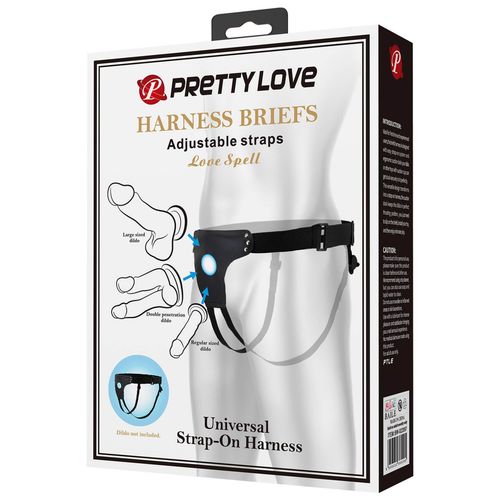 Pretty Love - Harness Briefs Love Spell Universal Strap-On Harness na Arena.pl