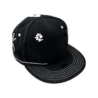 Czapka z daszkiem Snapback Draw The Line Czarna The Draw House