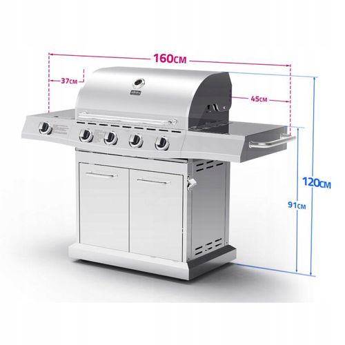 Grill Gazowy KOLER Relish v4 5 palników 17,2kW na Arena.pl