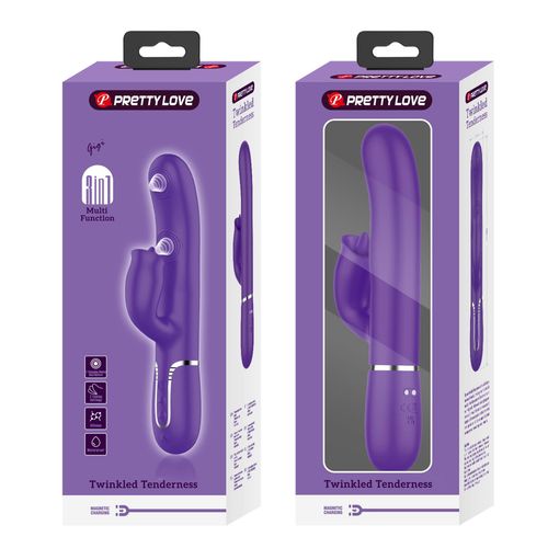 pretty love - gigi dark purple, 7 thumping functions 7 licking modes na Arena.pl